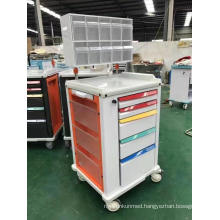 High Quality Hospital Luxury Anesthesia Cart Medical Instrument Trolley with Competitive Price